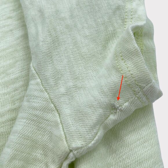 ATM Anthony Thomas Melillo T Shirt Womens Small Ombre Fade Slub Green - Picture 7 of 12